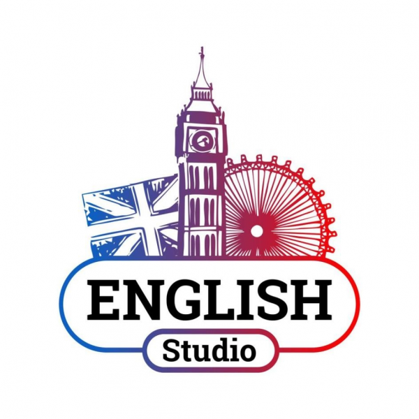 Логотип компании English Studio на Бригантине